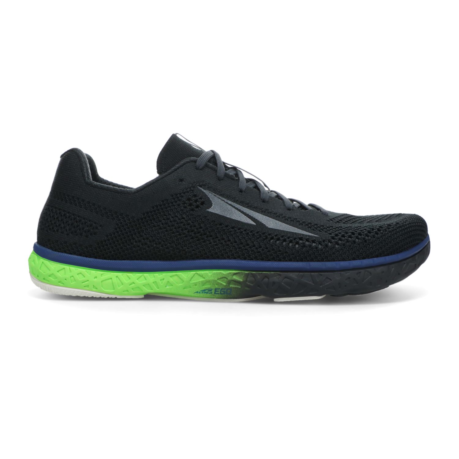 Altra Mens Escalante Racer Road Running Shoes Black/Light Green | XYPU-76439